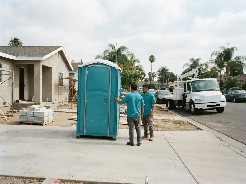 Construction Site Portable Toilets in Inglewood, CA