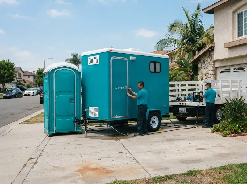 Temporary Portable Shower Trailers in Inglewood, CA